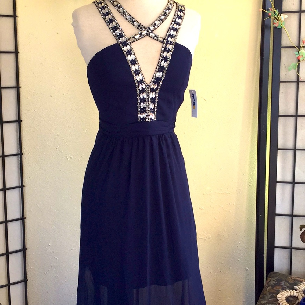 Navy Blue Prom Dress 💜